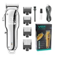 Триммер VGR V-678, 4 насадки, аккумулятор 1500mAh, Silver, Box