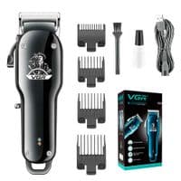 Триммер VGR V-679, 4 насадки, аккумулятор 1500mAh, Black, Box