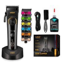 Тример VGR V-199, 6 насадок, регулятор висоти, LED display, 7500 RPM, акумулятор 2000mAh, Black, Box
