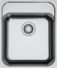 Комплект - мийка SRX 210-40 TL не��ж. сталь, 127.0703.298 і подрібнювач харч. відходів SLIM 50, 134.0715.098, вкл. Сифон