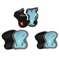 Комплект захисту QPlay для дітей, розмір S (до 25 кг), блакитний (SP-01SafetyPadsSBlue)