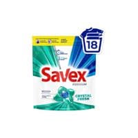 Капсулы для стирки Savex Premium Caps Crystal Fresh 18 шт. (3800024050244)