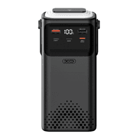 Батарея універсальна XO 30000mAh, PD/20W, QC/22,5W, Lamp, black (XO-PR285)