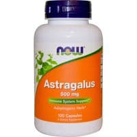 Травы Now Foods Астрагал, Astragalus, 500 мг, 100 капсул (NOW-04605)
