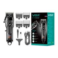 Тример VGR V-051, 4 насадки, акумулятор 2500mAh, Black, Box