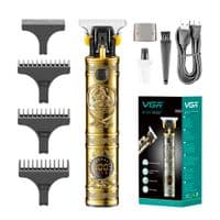 Триммер VGR V-097, 4 насадки, 7000 RPM, аккумулятор 2500mAh, Gold, Box
