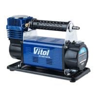 Автомобильный компрессор Vitol OFF ROAD MASTER, 150psi, 50A, 160л, шланг 7.5м, клеммы (K-71)