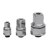 Адаптер для инструмента Alloid на ключ, трещоточный 1/4",3/8",1/2", 3шт. (NP-0581)