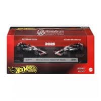 Масштабна модель автомобіля Hot Wheels набір з 2-х колекційних болідів Haas Esteban Ocon та Oliver Bearman Formula 1 (JMM97)