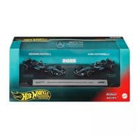Масштабна модель автомобіля Hot Wheels набір з 2-х колекційних болідів Mercedes-Benz George Russel та Kimi Antonelli Formula 1 (JMM93)