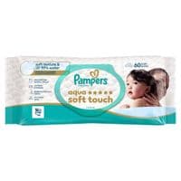 Детские влажные салфетки Pampers Гармония аква 60 шт (8006530140171)