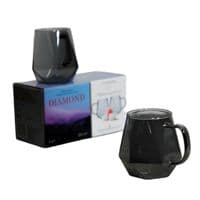 Набір чашок Vittora Diamond з боросилікатного скла 2 шт 300 мл (VT-5102-300)