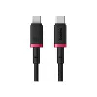 Дата кабель USB-C to USB-C 1.0m 100W red/black Baseus (P10377803U01-01)