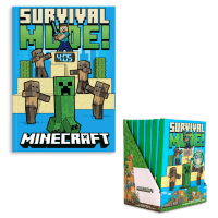 Блокнот с LCD часами MINECRAFT