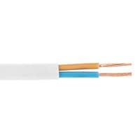 Кабель Одескабель H03VVH2-F 2*0,5 білий, бухта 100м