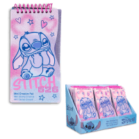 Блокнот-міні з набором стікерів та трафаретів STITCH