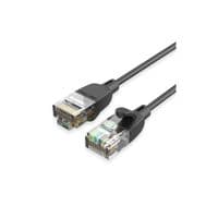 Патч-корд 0.5м, UTP cat 6A RJ-45 slim black Vention (IBIBD)
