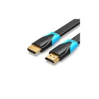 Кабель мультимедийный HDMI M to HDMI M 1.5m 4K60Hz 90° corner black Vention (ALRBG)