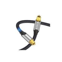 Кабель мультимедийный Optical Toslink 2.0m 5.1ch grey Vention (BAVHH)