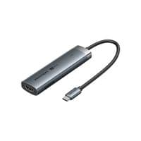 Vention USB-C 5-в-1 Hub 3xUSB 3.0 + HDMI 4K60Hz + USB-C PD100W серый (TGMHB)