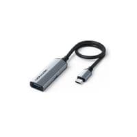 Vention USB-C M — USB 3.2 AF + USB-C F PD 100 Вт 10 Гбит/с 0,15 м серый концентратор (CCAHB)