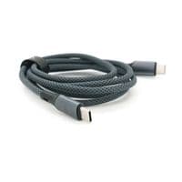 Кабель VEGGIEG V-M002C, Type-C(Male) to Type-C(Male) PD cable, 100 Вт, струм 3 А, 480 Мбіт / с, Gray, довжина 1,2 м, Box