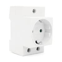 Модульна розетка PT-316P на DIN-рейку, 250V/10-16A, з заглушкою, 45*78.5*63mm