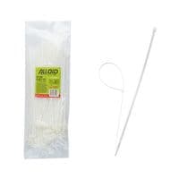 Стяжка Alloid 4.8х250мм, пластик, 100шт./уп., білий (PC-48250W)
