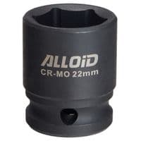 Торцева головка Alloid ударна, 1/2", 22мм (GU-50122)