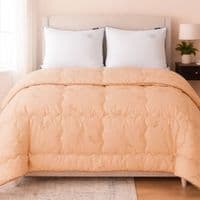 Одеяло MirSon Набор 9552 Gold Camel Hand Made Одеяло летнее Евро 200х220 Wool + Две подушки 50х70 (2200010806496)