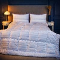 Одеяло MirSon Набор 9556 Royal Pearl Hand Made Одеяло зимнее Евро 200х220 Wool + Две подушки 50х70 (2200010806304)