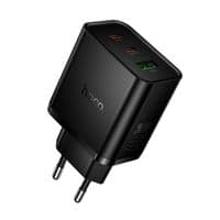 СЗУ HOCO N75 110-240V, PD65W+Q3.0, USB+2*Type-C, Black, Box