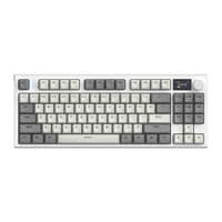 Клавіатура ігрова механічна Attack Shark K86 87кл.RGB,Wireless, Business Gray