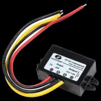 Преобразователь инвертор DC/DC 24V-12V 1.5A, IP67, 18W