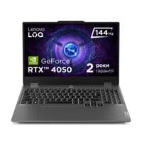 ноутбук 15.6FM_144Hz/i5-13450HX/16/512/RTX 4050 6G B/DOS/BL/Luna Grey LOQ 15IRX9