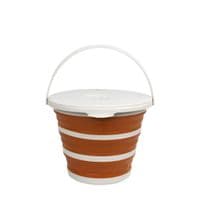 Відро складане Tribe Water Bucket Lid 10 л з кришкою terracota (T-FJ-0050-terracota)