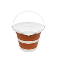 Відро складане Tribe Water Bucket Lid 5 л з кришкою terracota (T-FJ-0049-terracota)