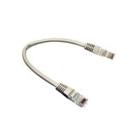 Патч-корд 0,25м UTP кат.5e, CU, серый Kingda (PAUT3025-CU-GY)