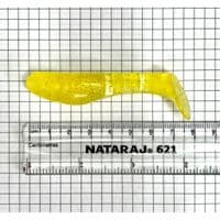 Силікон рибальський Harpoon ТЕП KOPUTO 3" 005 Жовтий прозорий із золотими блискітками 2шт (7407000006385)