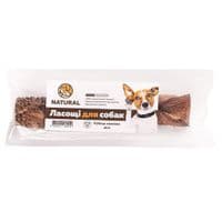 Лакомство для собак Natural food рубец косичка 70 г (20 см) (4820241160419)