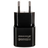 Зарядний пристрій Grand-X Quick Charge QС3.0 3.6V-6.5V 3A, 6.5V-9V 2A, 9V-12V 1.5A USB (CH-550B)