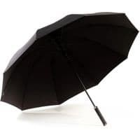 Парасоля Krago тростина Soft Black з ручкою із гумовим покриттям (umb-9-001)