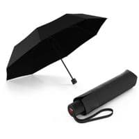 Парасоля Knirps A.050 Black Black HeatShield механічна, складана (Kn95-7051-10002)