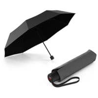 Парасоля Knirps A.050 Dark Grey Black HeatShield механічна, складана (Kn95-7051-08002)