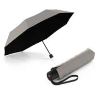 Парасоля Knirps A.050 Medium Manual Sandstone Black HeatShield механічна, складана (Kn95-7051-22502)