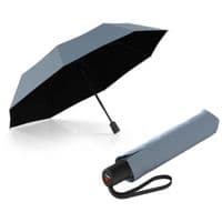 Парасоля Knirps A.200 Medium Duomatic Fog Black HeatShield автомат, складана (Kn95-7201-88082)