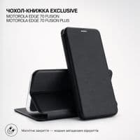 Чохол до мобільного телефона BeCover Exclusive Motorola Edge 70 Fusion / 70 Fusion Plus Black (716177)