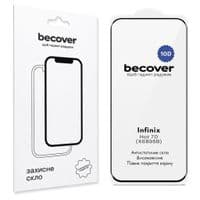 Стекло защитное BeCover 10D Infinix Hot 70 (X6895B) Black (716097)
