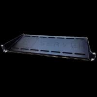 Консольная полка черная EServer 1U 19" 420х200