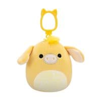 Брелок Squishmallows на клипсе – Ослик Гевин 9 см (SQCP00461)